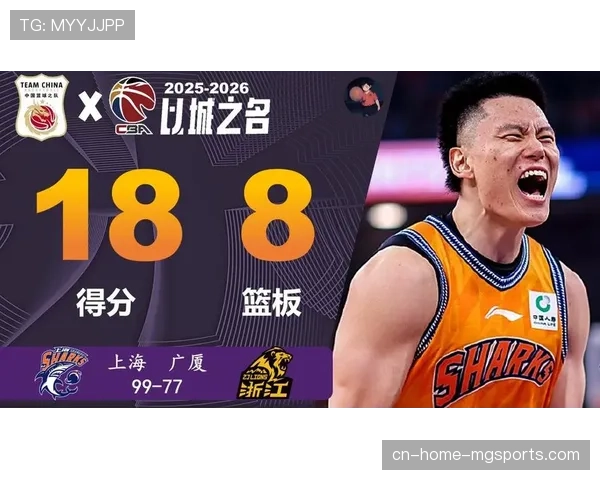 李弘权场均13.5分4.9篮板 上海锋线贡献稳定输出